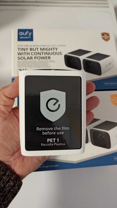 Camera Eufy (Anker) SoloCam S220, 2K, Wireless, Panou Solar