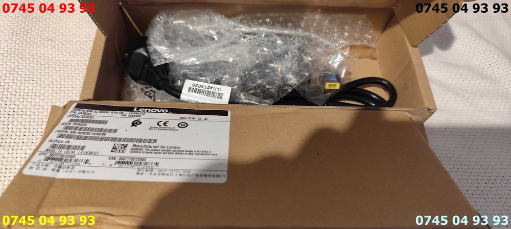 alimentator incacator lenovo mufa tip usb 20v 3.25A 65W NOI IN CUTIE