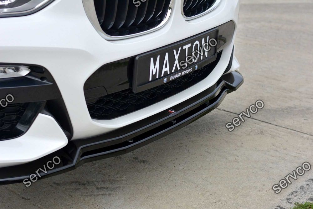 Prelungire lip bara fata Bmw X3 G01 MPachet 2018-2021 v1 Maxton Design