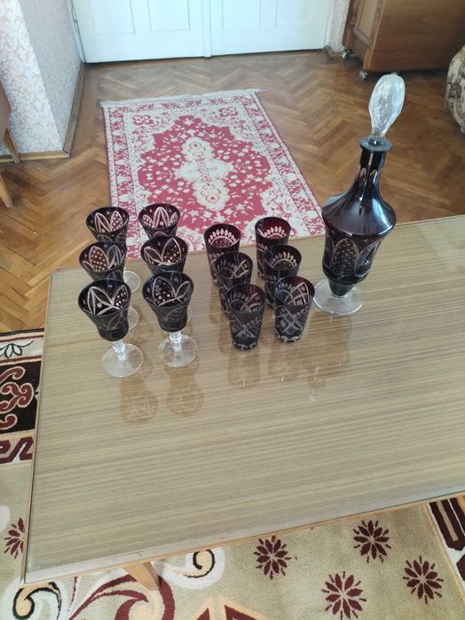 Vand set pahare rubin