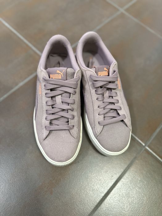 Велурени кецове Puma в лилаво
