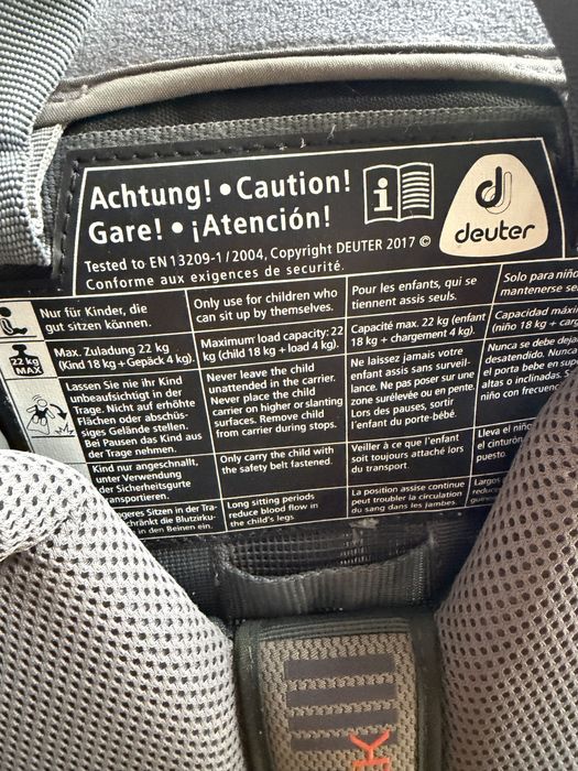 Раница за носене на дете Deuter kid comfort 1 plus