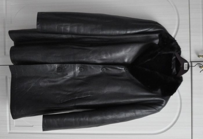 Мужская кожаная дубленка