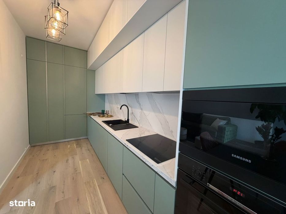 Apartament 2 camere| Nou, complet mobilat|Parcare subterană inclusa