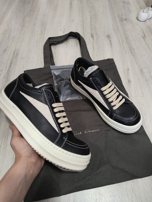 Rick Owens vans low leather black 40