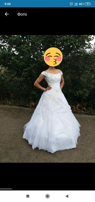 Свадебное платье. Б/у.