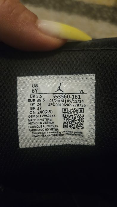 Jordan 1 low 38,5 originali