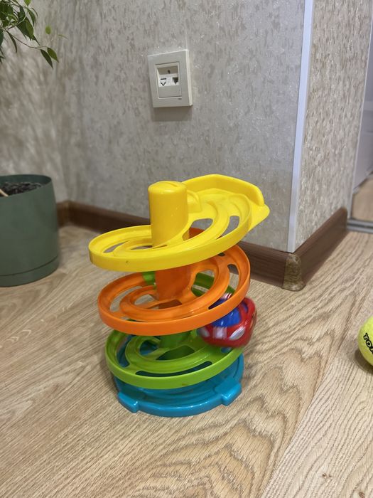 . Трек с машинкой, спираль