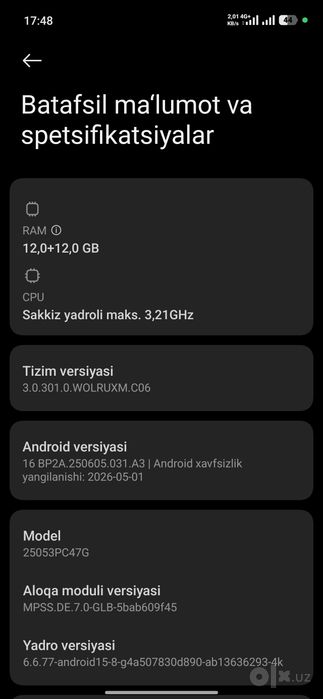 Poco f7 12ga 512 gb