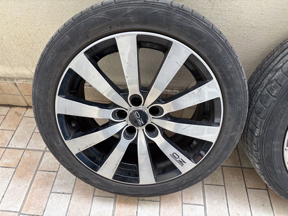 Лети джанти O.Z Racing Michelangelo 10 Diamantata 17ки с летни гуми