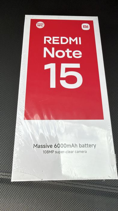 Нов Redmi Note 15 Black 256GB