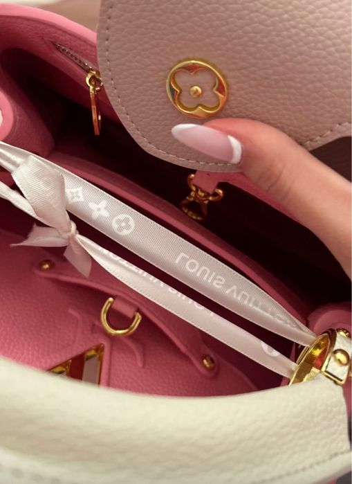 Geanta Louis Vuitton Capucines piele naturala pe comanda