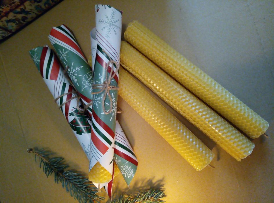 Свечи натуральный воск, медовые, программные, корпоративные подарки