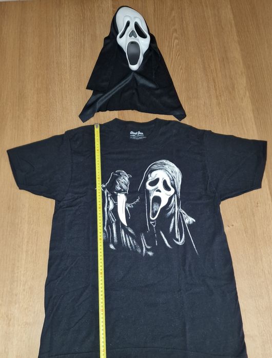 Halloween Scary Movie Ghost Face set tricou și mască