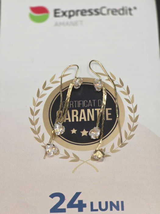 Cercei aur 14K 2.54g [Ag45 Bacau1 B.13160.1.42]
