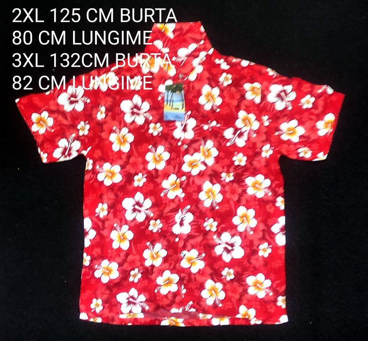 Camasa inflorata Hawaii M -3XL de vâscoza