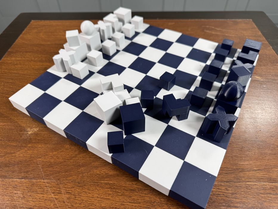 Шахмат в стил Bauhaus КК012