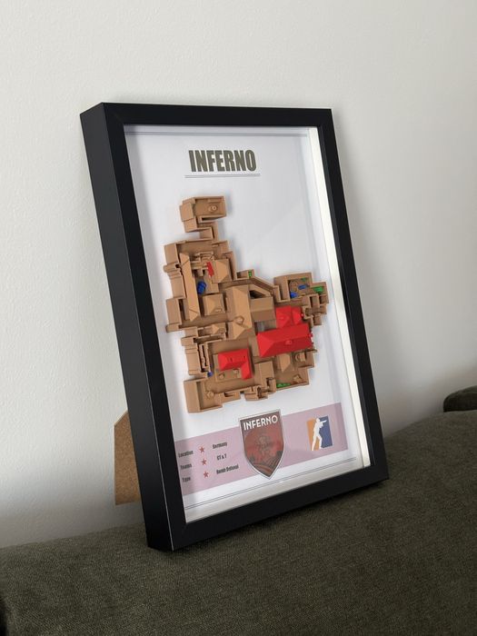 Tablou csgo printat 3d