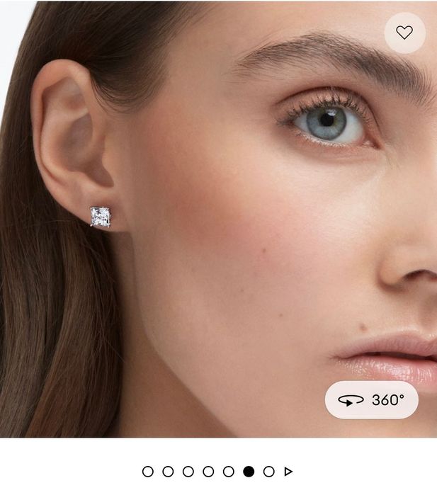 Swarovski stud earrings - обеци