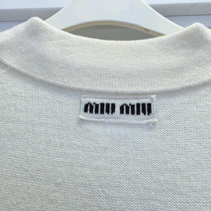Puiover Miu Miu cu guler polo ,S,  Superb