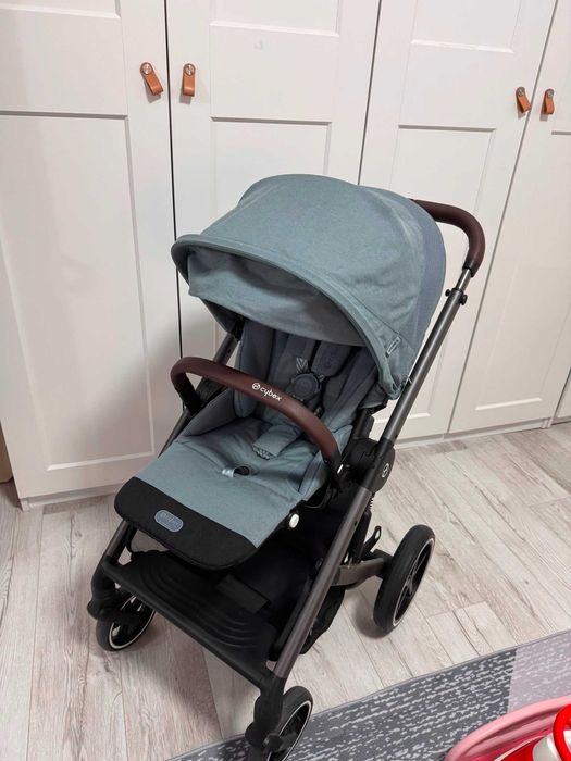 Vând cărucior Cybex Balios S Lux + landou + husă de iarnă (stare impecabilă, ca noi)