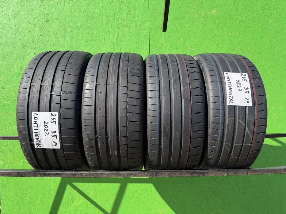 245/35/19 CONTINENTAL SportContact 6-7 DOT 22-23