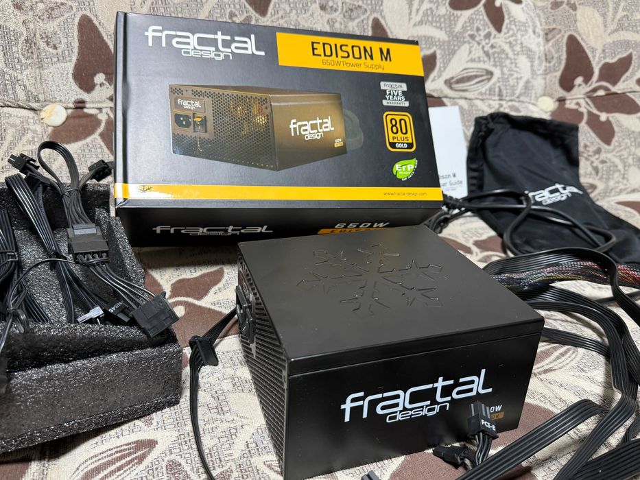 Блок питания Fractal Design Edison M 650W (80+ Gold, ATX v2.4)