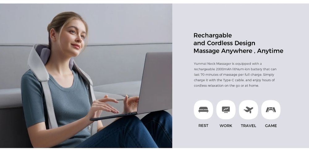 Массажер для тела. Первый в мире массажёр с фиксацией ремней на спине