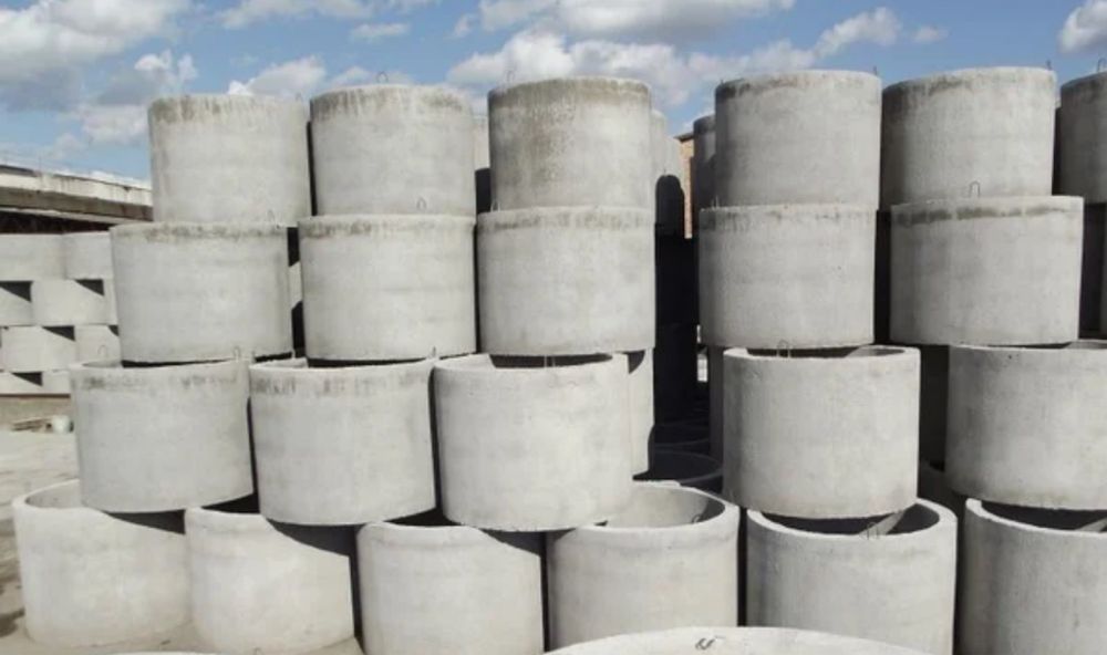 Бетонные кольца метровые