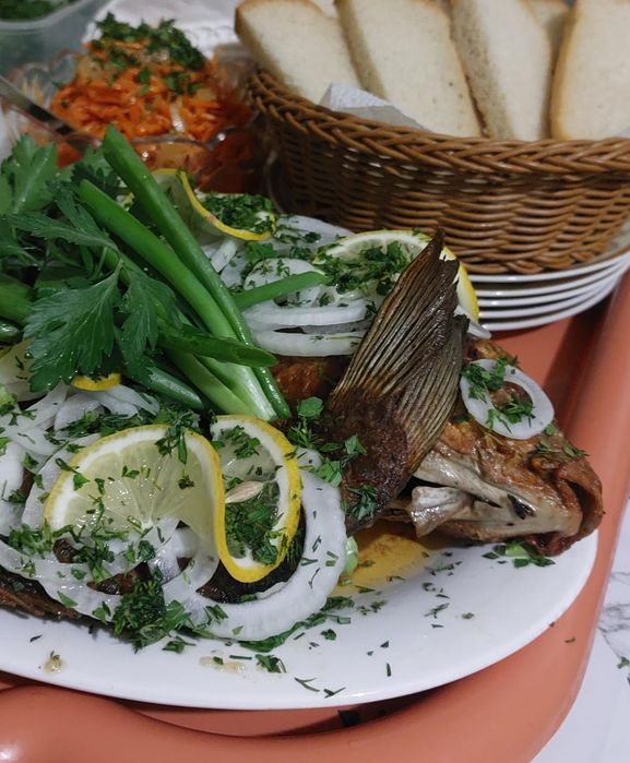 Жареный сазан на вынос