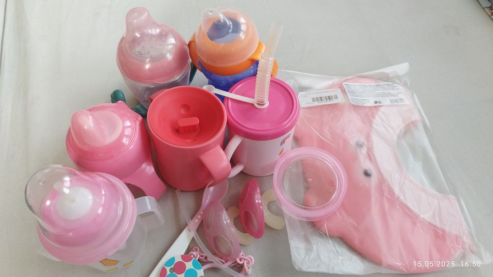 Електрическа помпа за кърма, нагревател за шишета, шишета Nuk