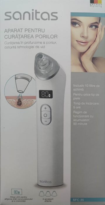 Sanitas уред за почистване на пори.