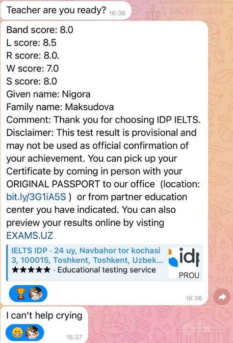 C2 darajali Ingliz  tili  repetitor / инглиз тили онлайн репетитор
