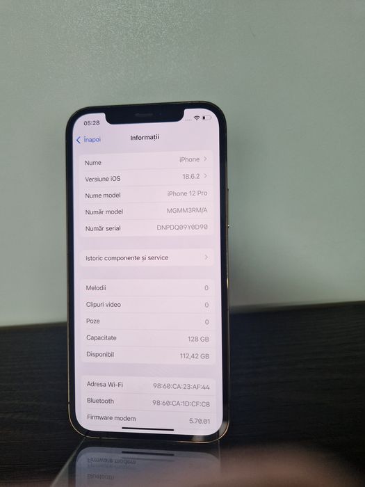 Magazin Iphone 12 pro 128GB stare foarte buna 6luni garantie