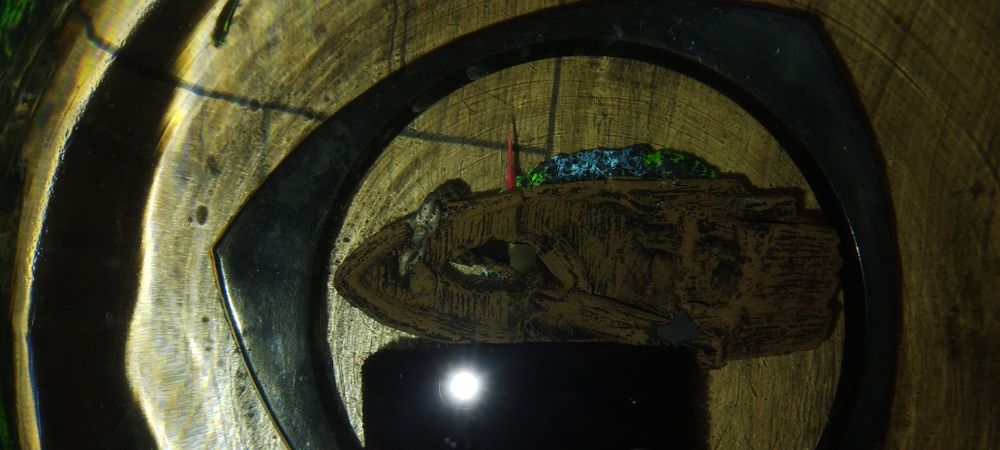 Аквариум с рыбками и насосом