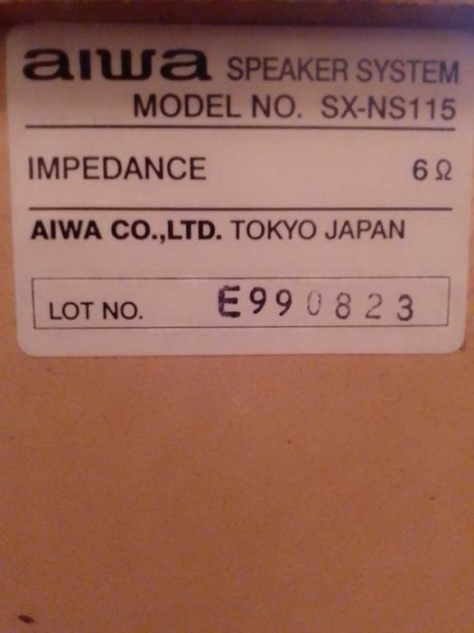 Колонки Aiwa SX-NS115