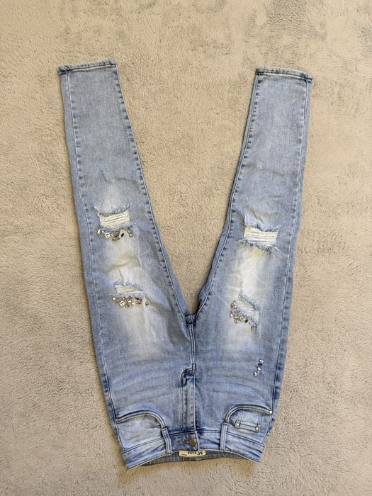 Дънки с камъни размер ХС/С