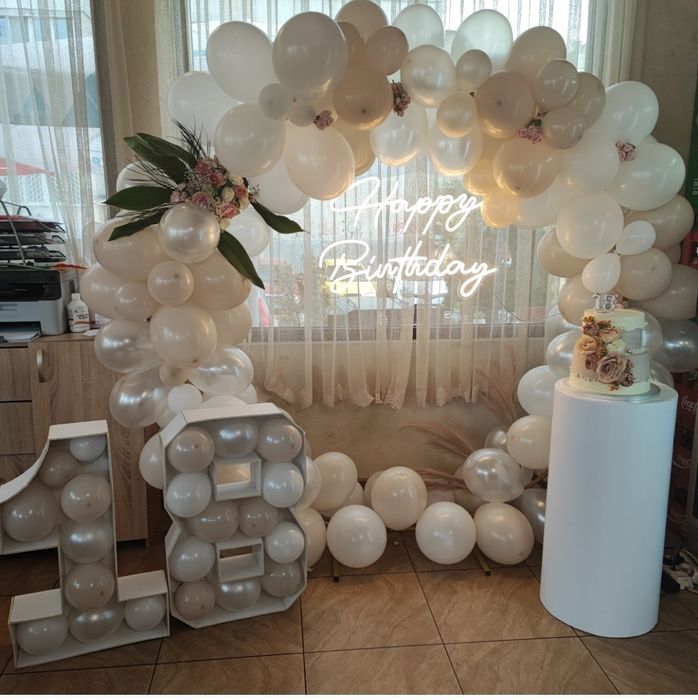 Украса  за джендър парти ,рожден ден,юбилей, погача и свето кръщение