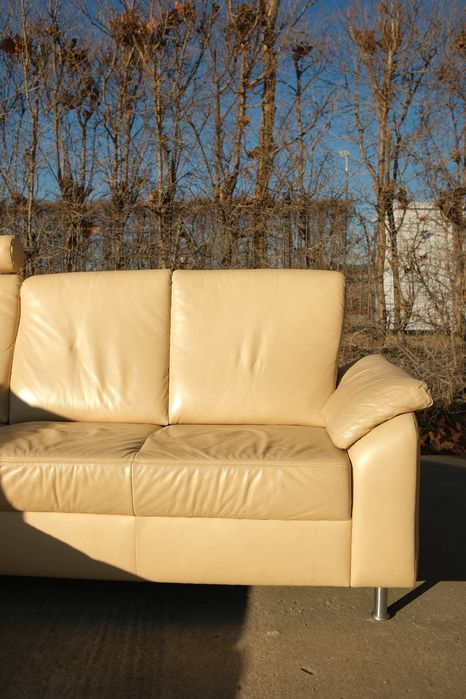 Colțar din piele ~ Crem cald