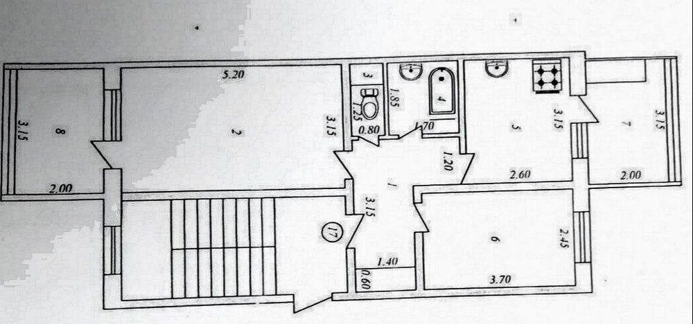 19 квартал. 2х ком. 2 этаж