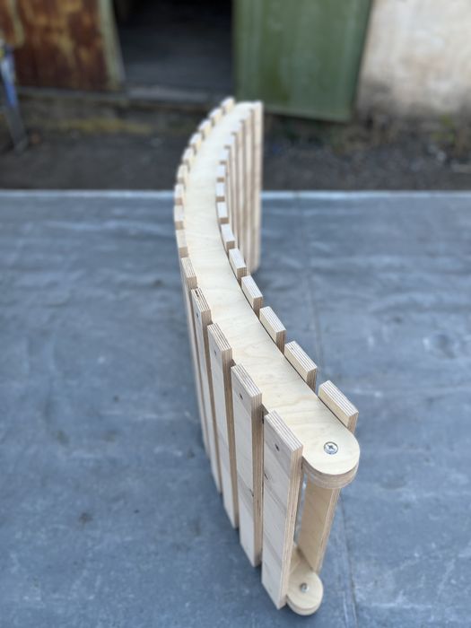 Шезлонг складной из фанеры