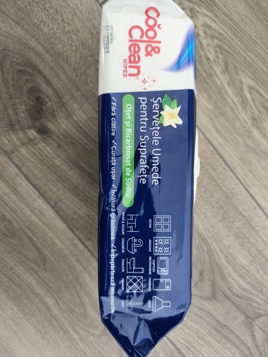Șervețele umede cu oțet și bicarbonat