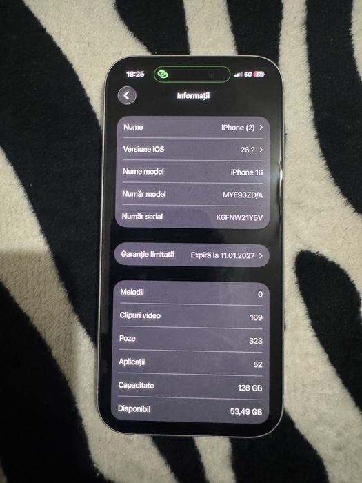 Iphone 16 White 128 gb