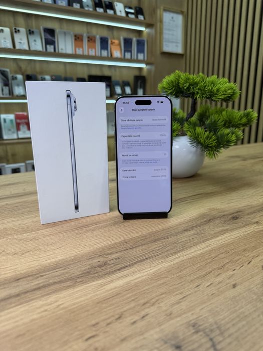 ‼️iPhone 17 Air Sky Blue 256 Gb - Ca Nou - Garantie 12 luni