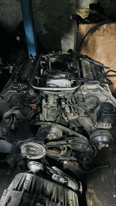 M119 4.2 w210 e420 двигатель акпп без навеса авторазбор мерседес бу