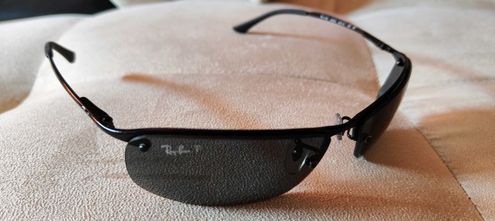 Слънчеви Ray-Ban RB3183 002/81 Polarized 63-15 — перфектни, без следи
