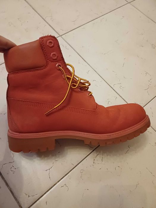 Timberland унисекс боти червени