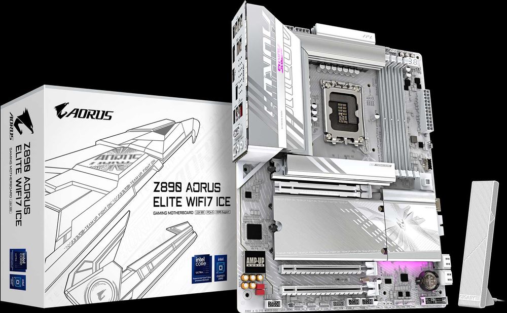 Материнская плата GIGABYTE Z890 AORUS ELITE WI FI 7 ICE