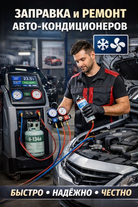 Заправка авто кондиционеров