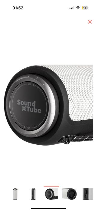 Портативная колонка 2E SoundXTube серый